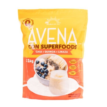 Molinos Del Sol Avena con Superfoods Chía-Quinoa-Linaza 1 kg