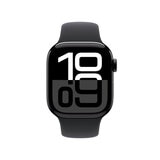 Apple Watch S10 (GPS + Cellular) Caja de aluminio negro azabache 42mm con correa deportiva negro S/M