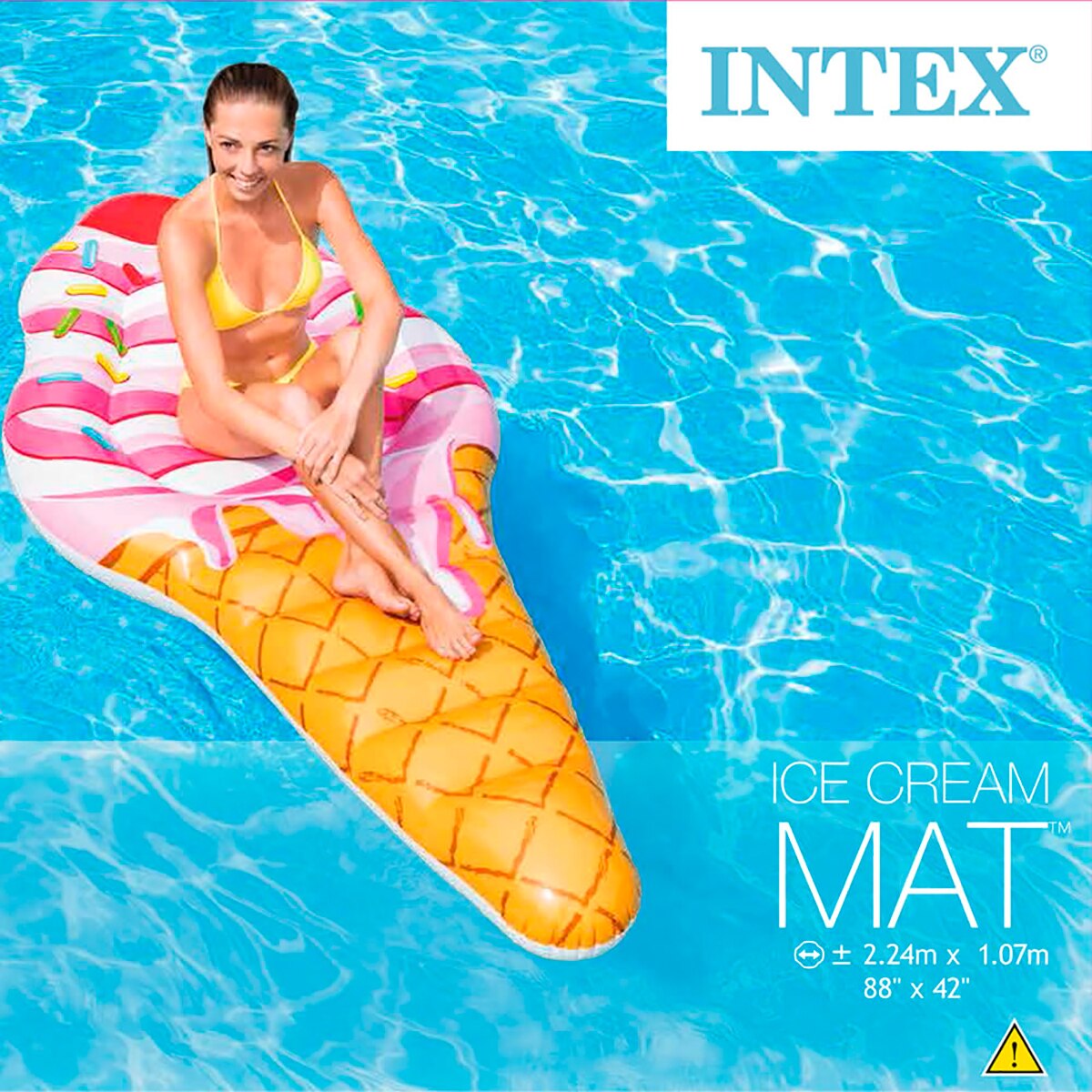 Intex Inflable Acuático en forma de Helado 