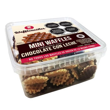 Wafflemeister Mini Waffle Cubierto con Chocolate con Leche 700 g