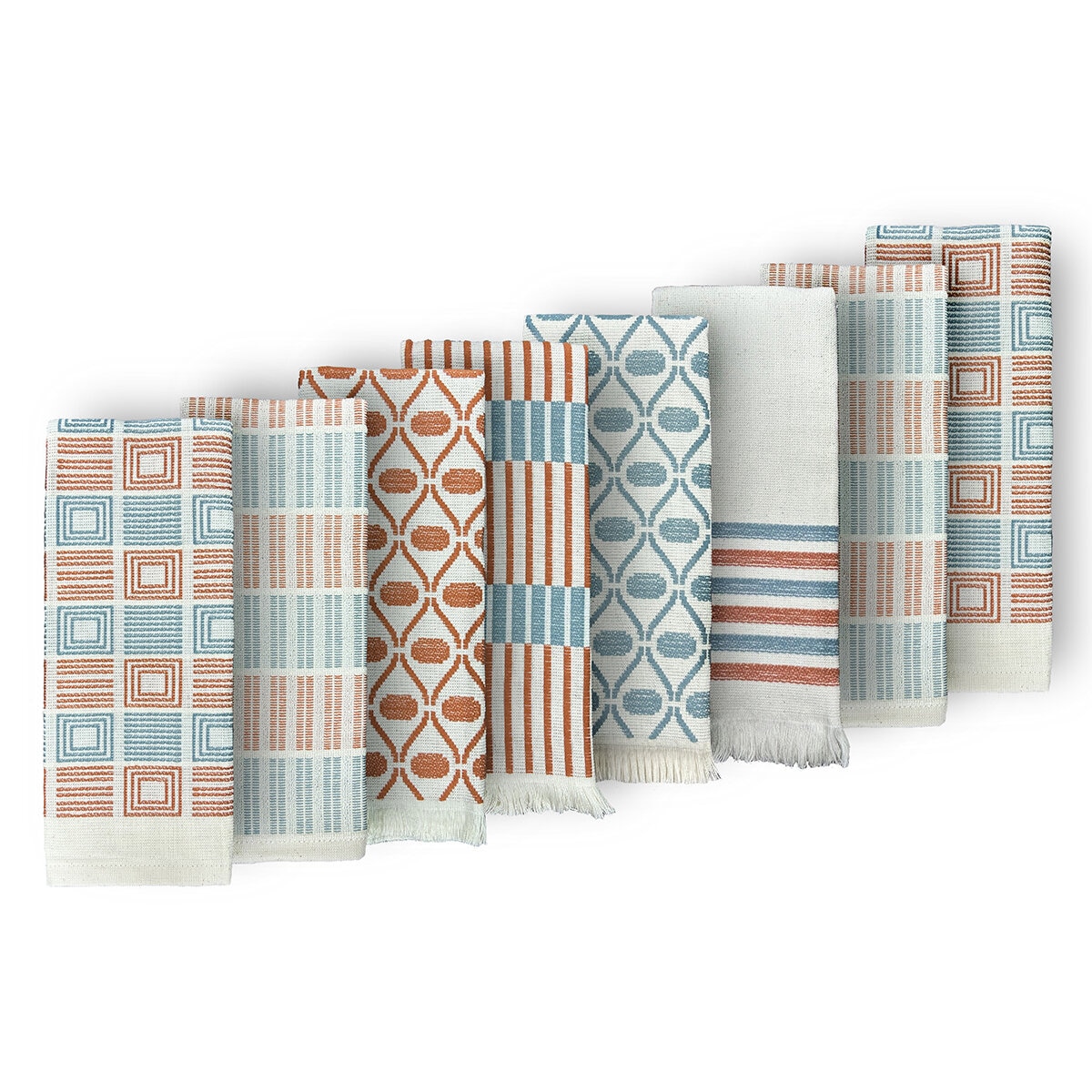 Juego de 8 Toallas de Cocina, Varios Diseños