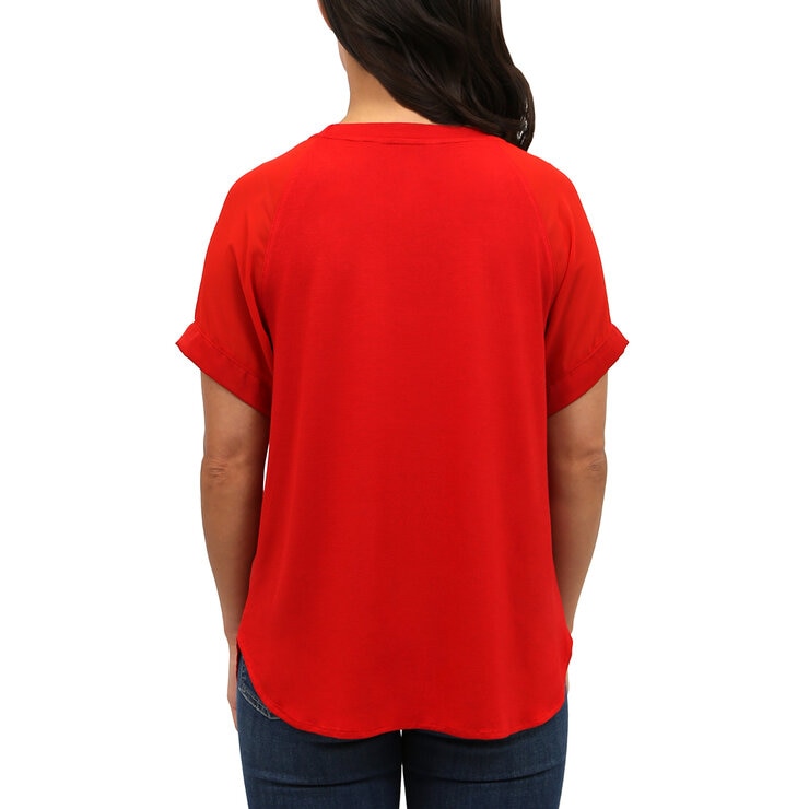 Leo & Nicole Blusa para Dama Rojo Mediana