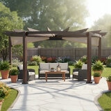 Shandong, Pérgola Semicircular Iris de 6.5m x 2.3m