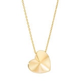 Collar de Oro de Corazón de 14k