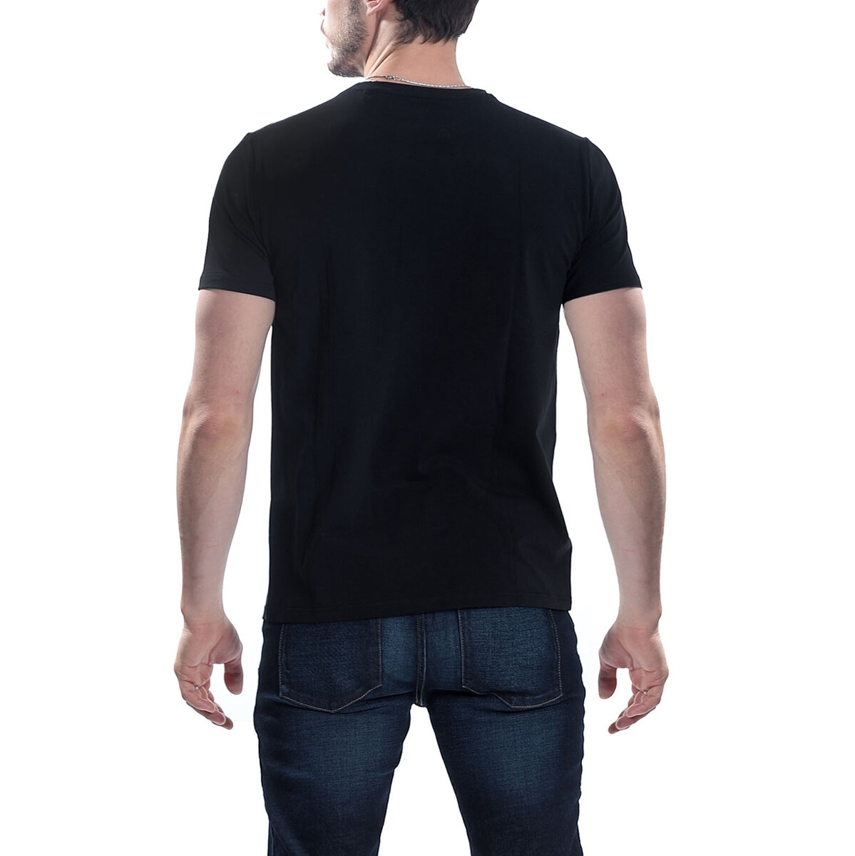 Kenneth Cole Playera para Caballero Negro Mediana