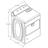 Whirlpool Secadora de Gas 23Kg