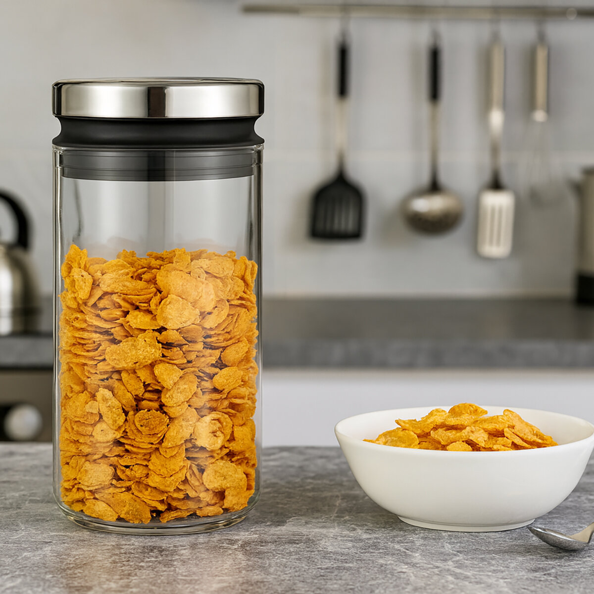 WMF Recipiente de Almacenamiento de Cristal, 1L