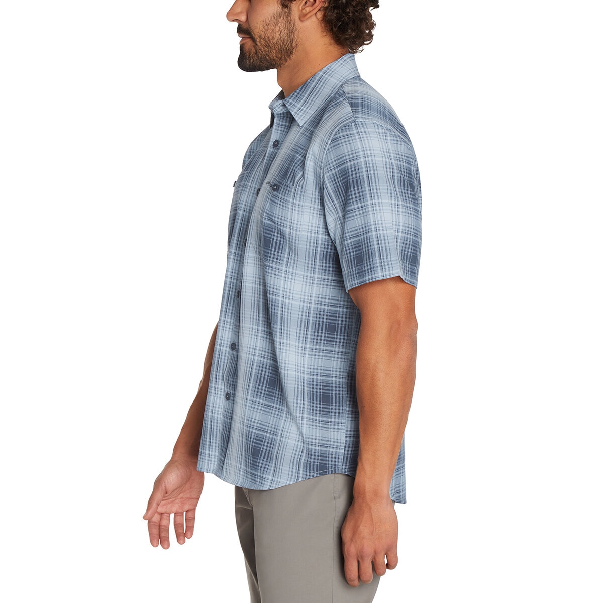 Orvis Camisa manga corta para Caballero Azul Extra Grande