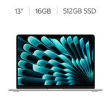 Apple MacBook Air 13" M5 16GB 512GB SSD Plata