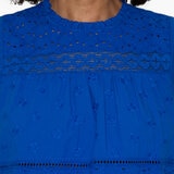 Mario Serrani Italy Blusa para Dama Azul Extra Grande