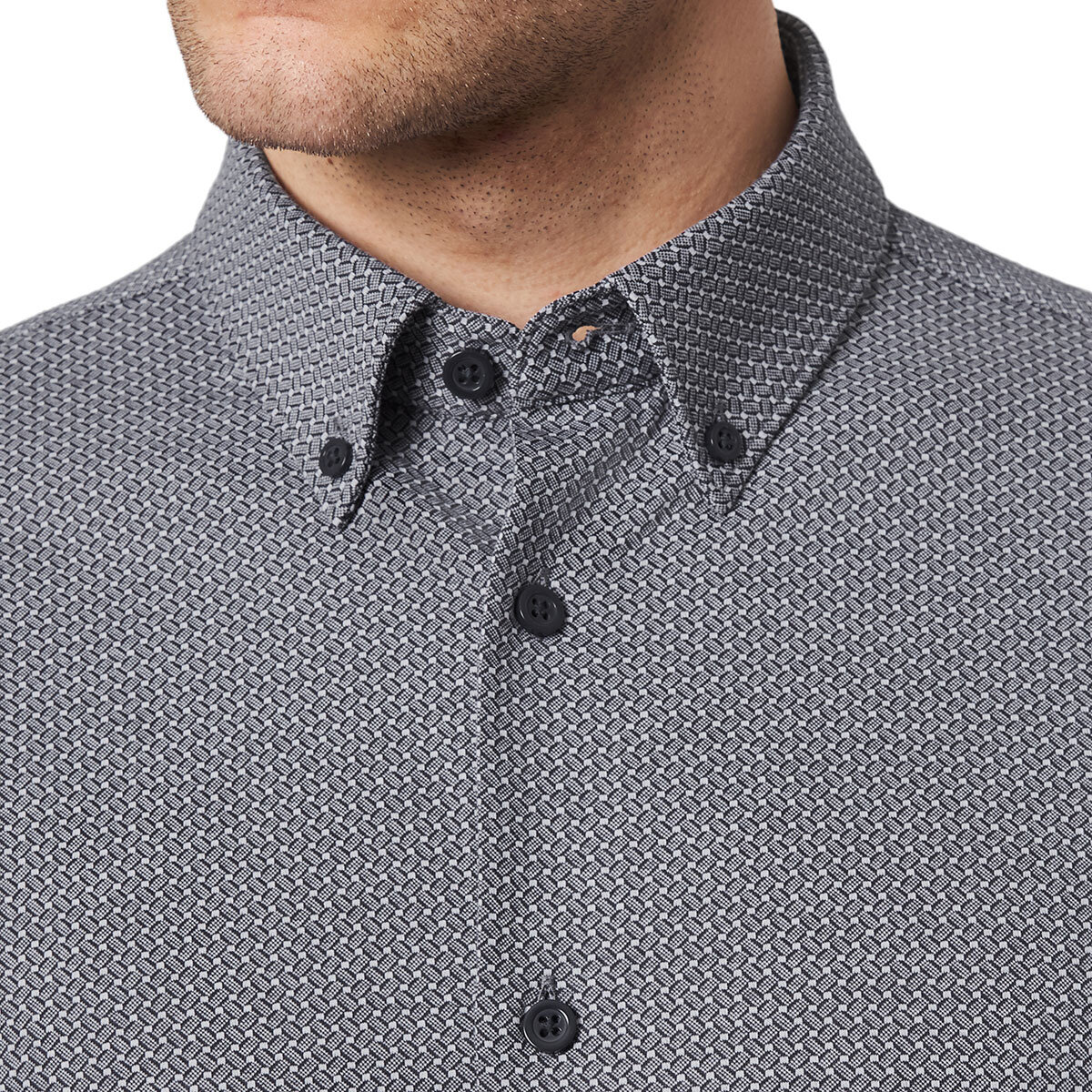 Modern Ambition Camisa para Caballero Azul Extra Grande