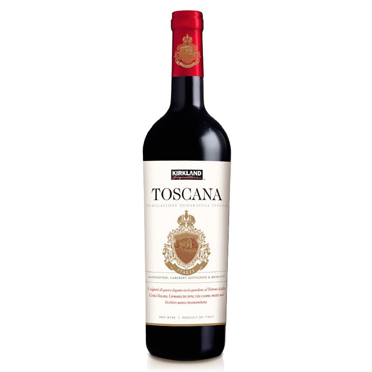 Vino Tinto Kirkland Signature Toscana 750ml