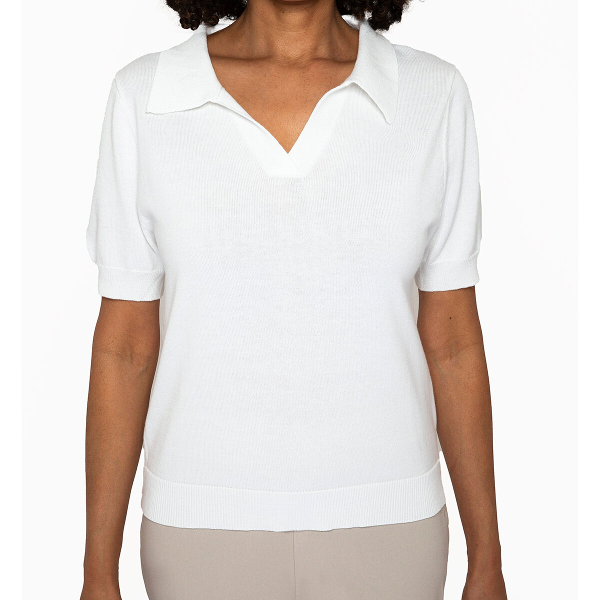 Mario Serrani Blusa para Dama Blanco Grande