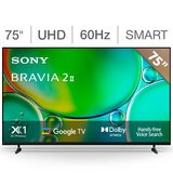 Sony Pantalla 75" BRAVIA II UHD 4K Google TV