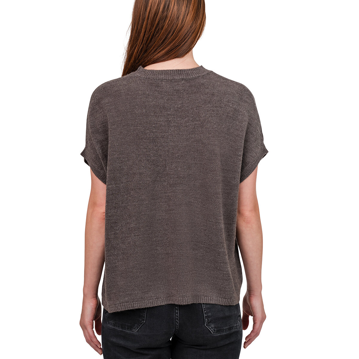 Segments Suéter para Dama Gris Grande