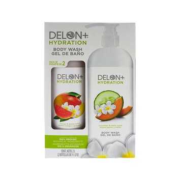 Delon + Hydration Gel de Baño 2 piezas
