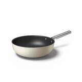 Smeg Wok 30cm blanco