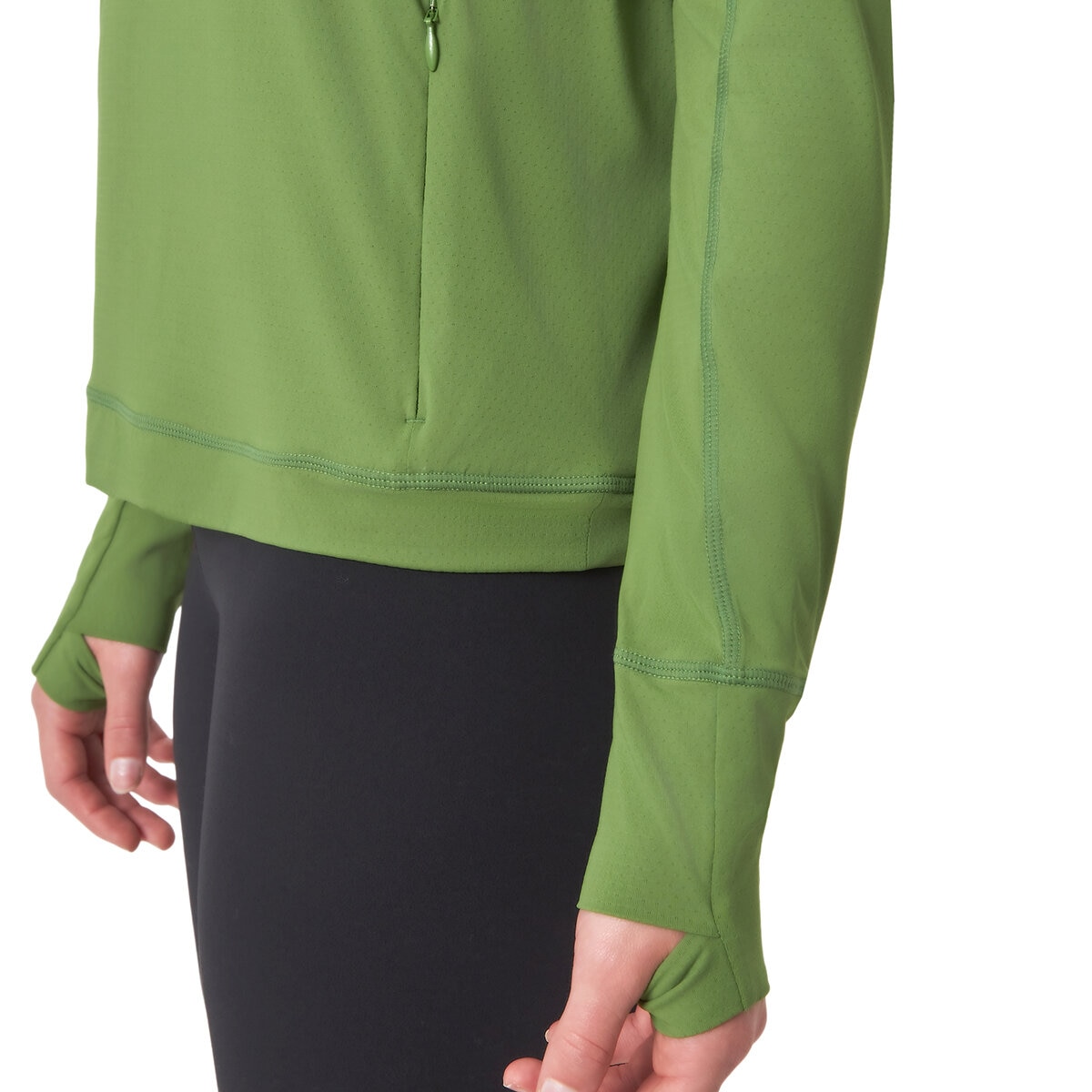Mondetta Sudadera para Dama Verde Extra Grande