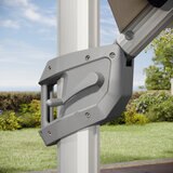 Seasons Sentry, Sombrilla Redonda de 4m con Luz Solar Led