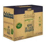 Calahua Acapulcoco Agua de Coco Orgánica 6 pzas de 1 l