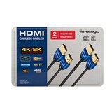Wire Logic Cable de HDMI 8K/4K -Paquete de 2
