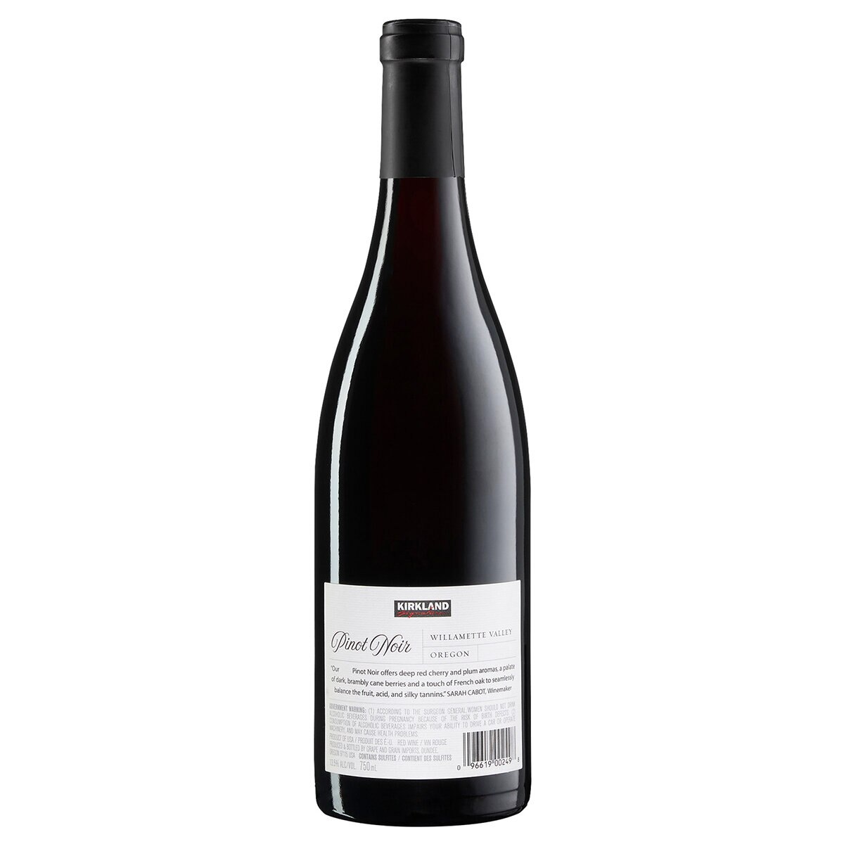 Vino Tinto Kirkland Signature Willamette Valley 750ml