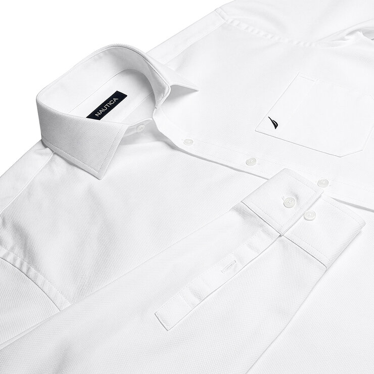 Nautica Camisa para Caballero Blanca Cuello 17 Manga 32/33 Nautica Camisa para Caballero Blanca Cuello 17 Manga 32/33