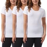 32 Degrees Cool Playera para Dama Blanco Mediana