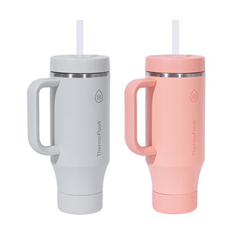 ThermoFlask ThermoTumbler con Aislamiento al Vacío de 1.2 L 2 piezas Varios Colores