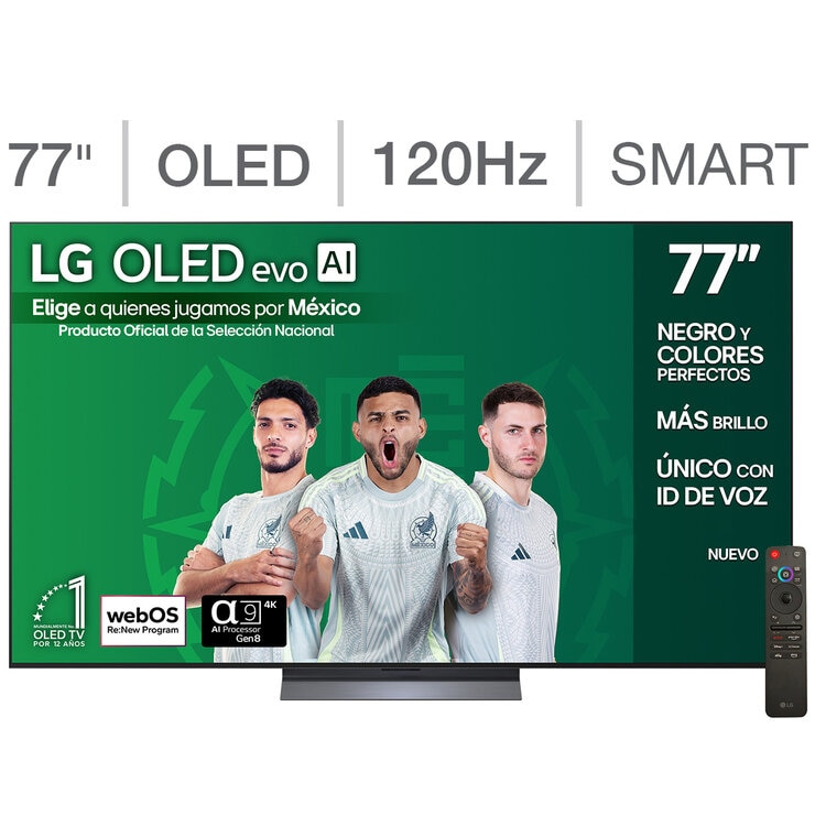 LG Pantalla 77" OLED 4K Smart TV