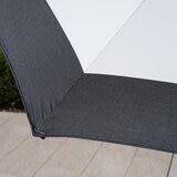 SunVilla, Sombrilla de 3.3 m Con Borde Color Negro