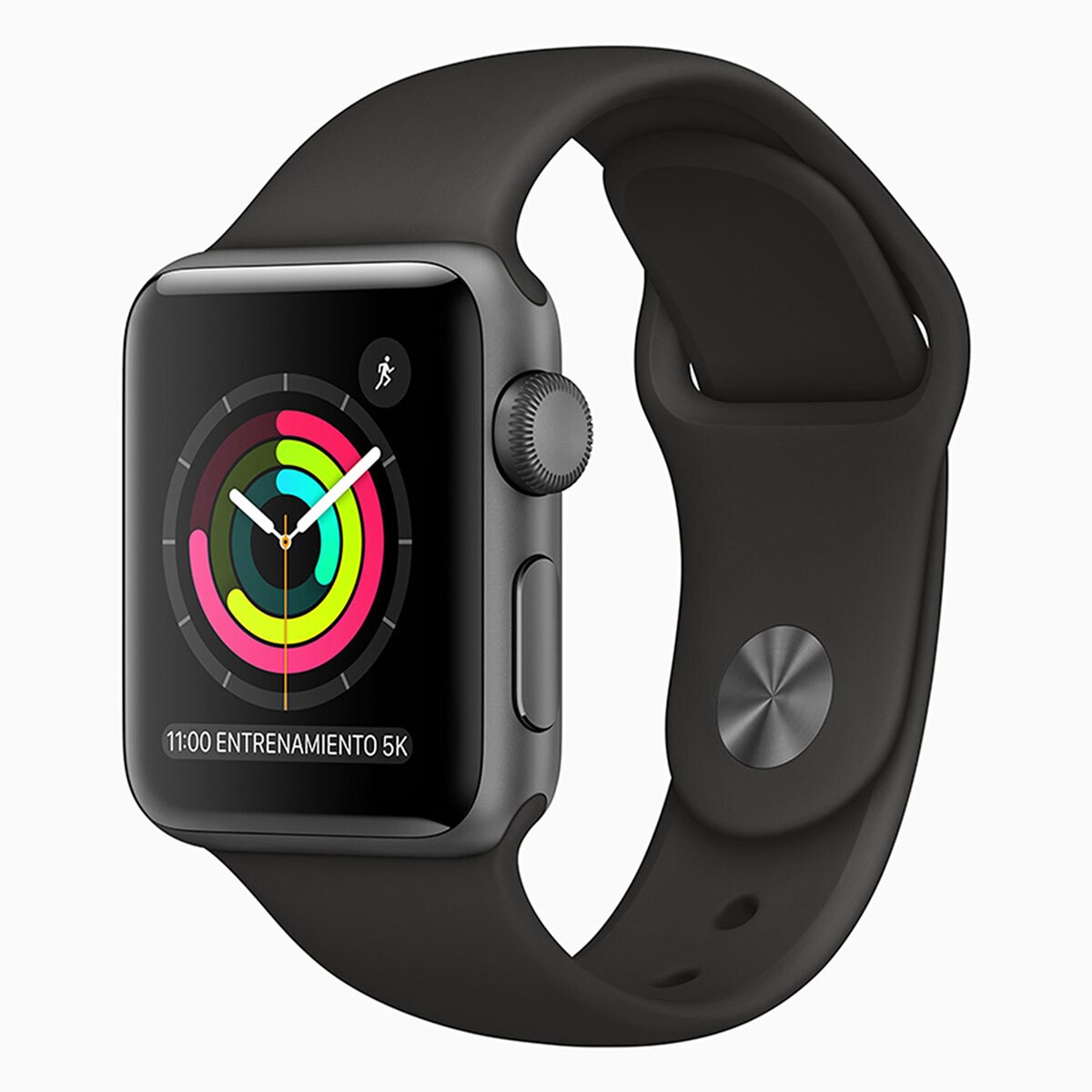 Apple Watch Series 3 (GPS) Caja de Aluminio Gris Espacial 42 mm co