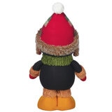 Set de 2 Figuras Festivas Santa y Pingüino