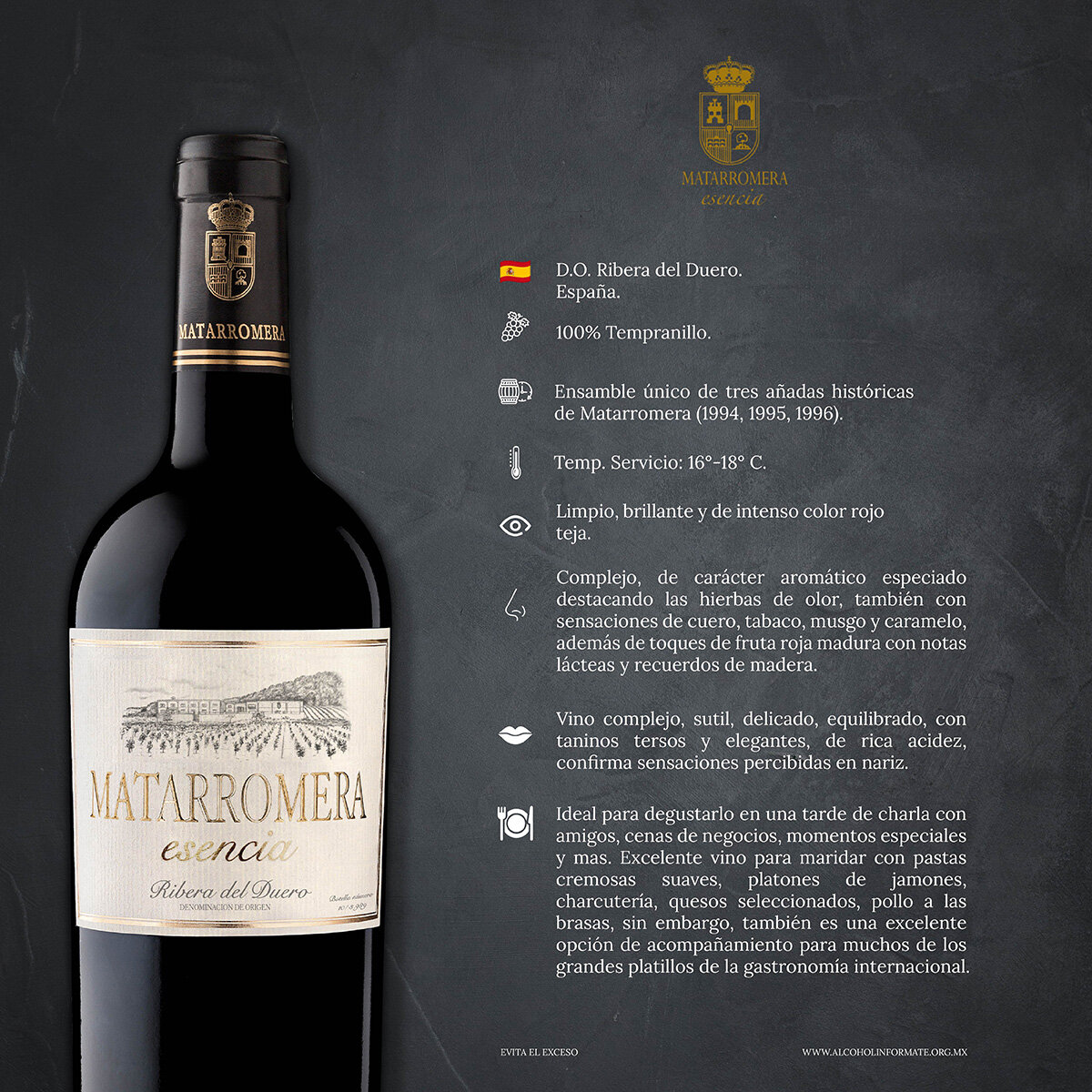 Vino Tinto Matarromera Esencia 750 ml