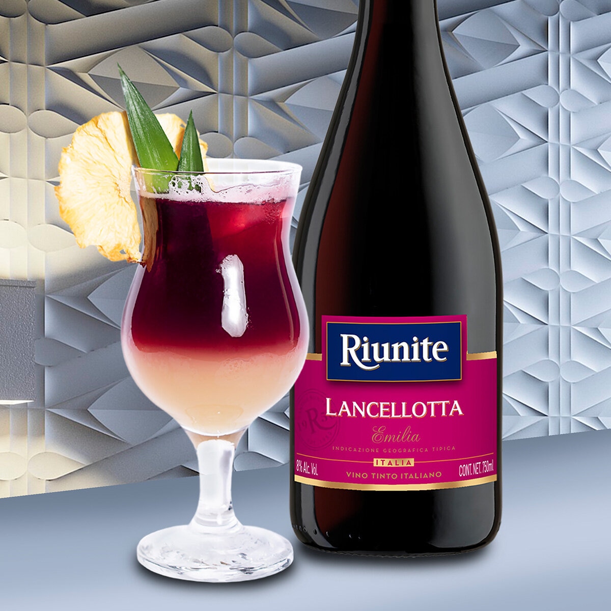 Vino Tinto Riunite Lancellotta 6/750ml