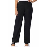 Briggs Pantalones tipo lino para Dama Negro Extra Grande