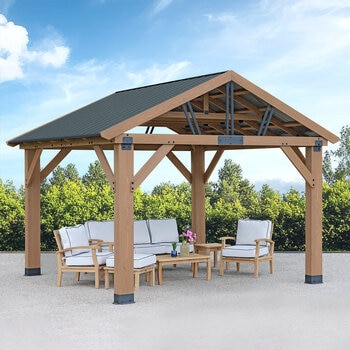 Yardistry, Pérgola Marquesina de 4.27 m x 3.66 m