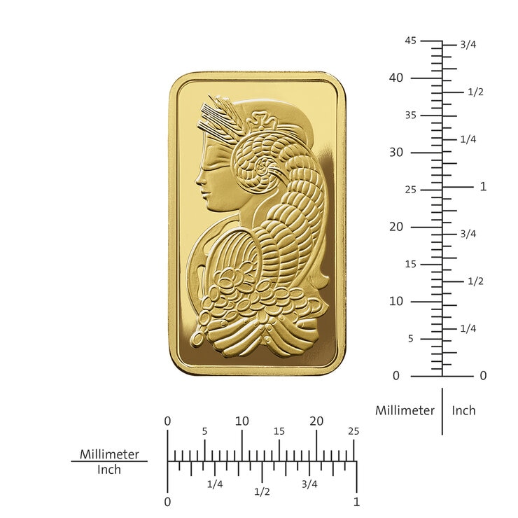 Lingote de Oro 1 oz PAMP Lady Fortuna