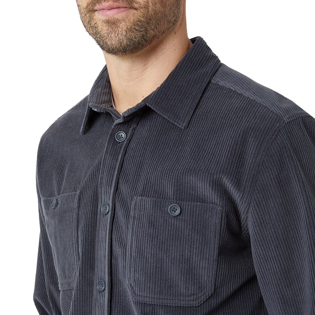 32 Degrees Heat Camisa para Caballero Azul Grande