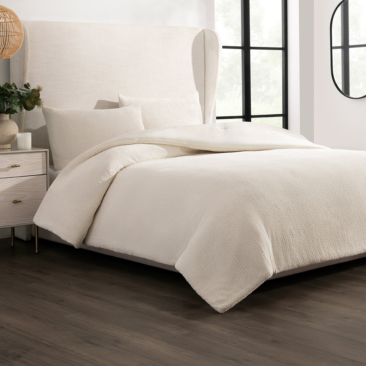 Cococozy, Juego de Edredón, Modelo Boucle, Tamaño Queen