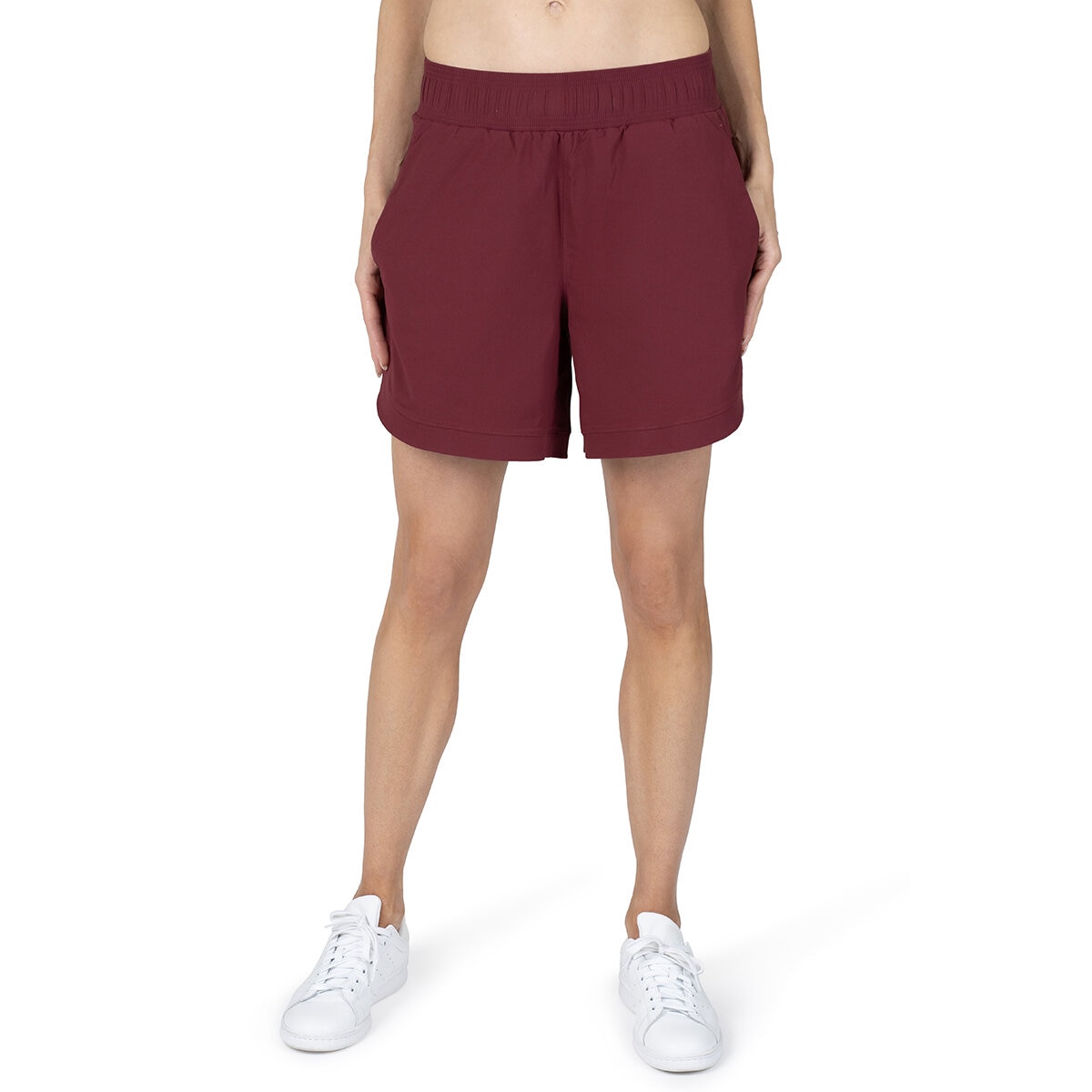 Tuff Apparel Shorts Deportivos para Dama Rojo Extra Grande