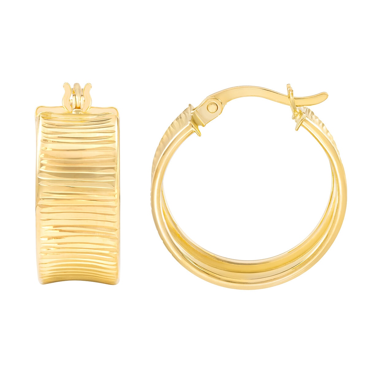 Aretes, Arracadas de Oro Amarillo de 14kt