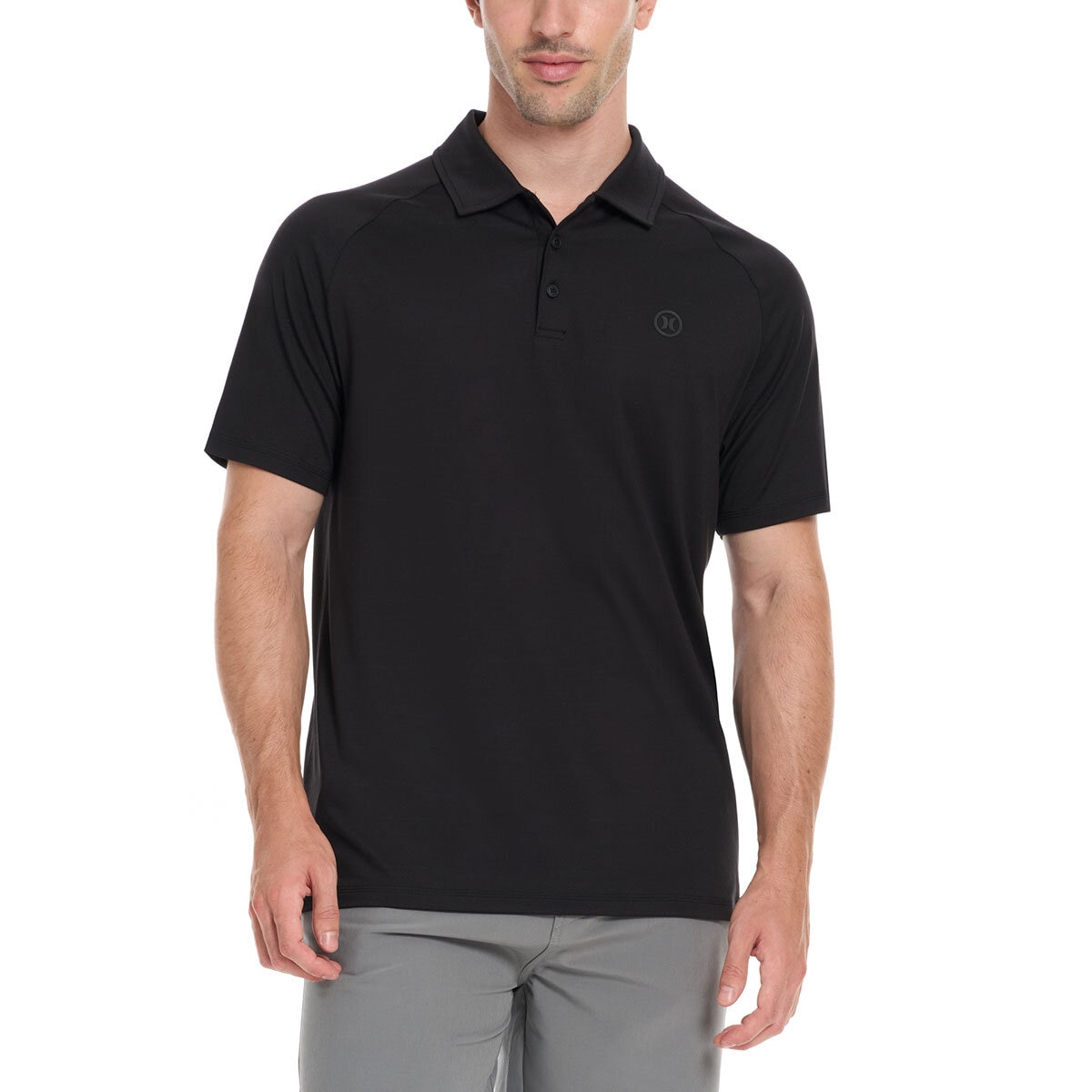 Hurley Polo para Caballero Negro Chica