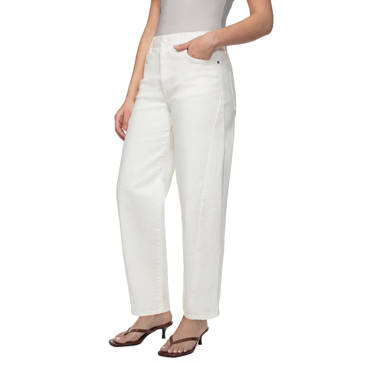 Hudson Jeans Barrel para Dama Beige 14 Hudson Jeans Barrel para Dama Beige 14