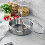 GreenPan, Sartén con Tapa de Acero Inoxidable de 4.73 L