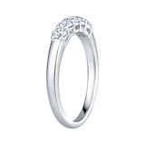 Anillo de Diamantes 0.50ctw, Oro Blanco 14K