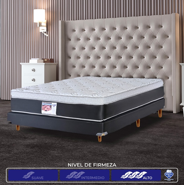 Spring Air, Colchón y Box Matrimonial, Imaginación Costco México