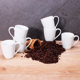 Crown Baccara Juego de 6 Tazas de Porcelana