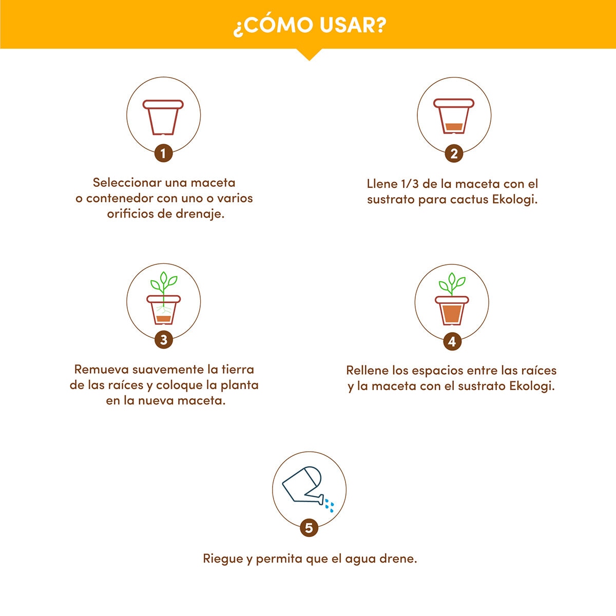 Ekologi, Sustrato para Cactus y Suculentas 2 piezas de 3.36kg