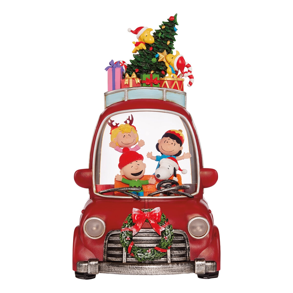 Coche Festivo Giratorio con Luces LED, Peanuts